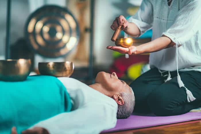sound healing provides stress relief